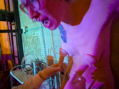 Bondage sadomaso, Dominazione femminile, Umiliazione, Pompa, Figa, Retrò, Magra, Uniforme