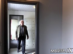 Duży kutas, Duże cycki, Blondynka, Obciąganie, Hd, Cipka, Pończochy