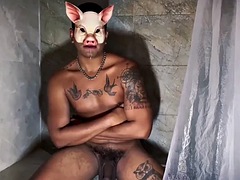 Bdsm, Veľké péro, Čierne, Striekanie semena, Fetiš, Gay, Latinskej, Sólo