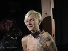 Bondage discipline sadomasochisme, Gebondenheid, Dominatie, Fetisj, Leer, Mager, Tatoeage