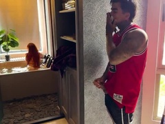 Grosser arsch, Blasen, Familie, Hd, Hausfrau, Mutti, Stiefmutter, Ehefrau