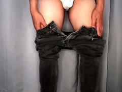 Asiático, Gordita, Pies, Gay, Calcetines