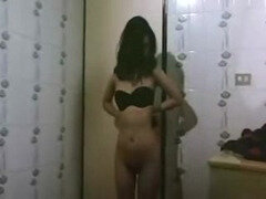 Indonesian maid in hong kong showcase boobs on cam