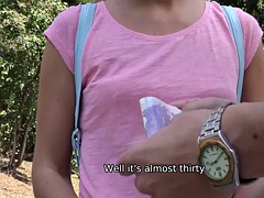 Blondine, Pik sutte, Par, Hanrej, Tjekke, Udendørs, Pov, Realitet