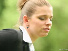 Vestidas, Hardcore, Nu pelado, Ao ar livre cartaz de rua outdoor, Duro, Meias finas