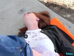 Chica, Sexo duro, Dinero, Estrella porno, Público, Realidad, Pelirrojo