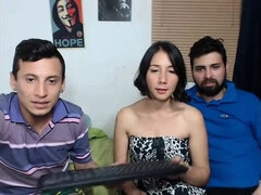 Amatør, Brunette, Hanrei, Trekant, Webkamera