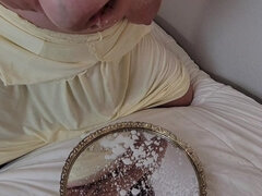 Amateur, Européenne, Lactation, Seins naturels, Seins flasques, Solo