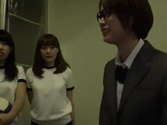 Pleasing Japanese hussy making her fetish dreams come true