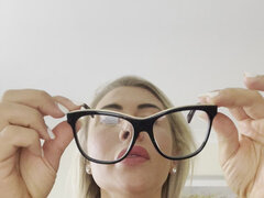 Beauté, Blonde, Petite amie, Lunettes, Humiliation, Mère que j'aimerais baiser, Nénés