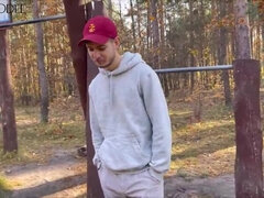 아마추어, 오랄섹스, 커플, 여자친구, 공개적인, 보지, 빨간 머리, 빨아들이는