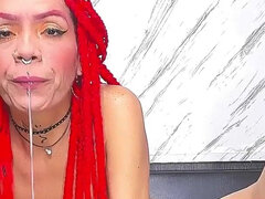 18 ans, Amateur, Sucer une bite, Fille latino, Chatte, Adolescente, Plan cul à trois, Serré