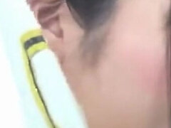 Amatör, Asiatisk, Stora tuttar, Avsugning, Sperma shot, Strumpbyxor, Offentlig