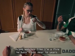 Mooi, Blond, Bedriegen, Daddy, Europees, Hd, Tiener, Tieten likken
