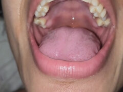 Svart, Sperma shot, Långt ner i halsen, Extrem, Mellanrasig, Latina, Svälja, Toalett