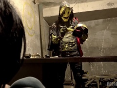Anál, Bdsm, Čierne, Creampie, Rukavice, Hardcore, Maska, Pissing