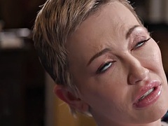 Anal, Grosse bite, Gros seins, Noire, Blonde, Sucer une bite, Noir ébène, Nénés