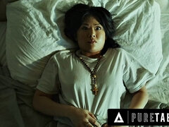 アジア人, デカ尻, デカパイ, チン, 淫乱熟女, 現実, 義母, 三人