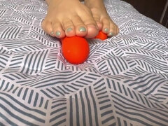 Amateur, Cul, Pieds, Fétiche des pieds, Branlette thaïlandaise, Fille latino, Solo, Jarretelles
