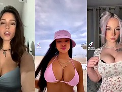 Amateur, Chica, Bikini, Rubia, Sexo duro, Público