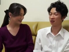 큰 가슴, 가슴이 큰, 쿠거, 일본인, 나이든, 밀프, 엄마, 와이프