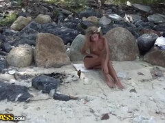 Ilya & Blonde Victoria Tiffani's Naughty Thai Beach Escapade: Day 4, Take 2