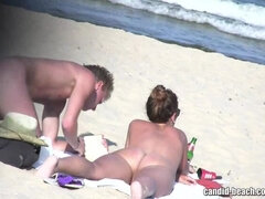 Sexy Nudist Couples Beach Voyeur HD Video