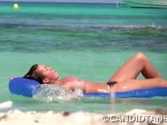 Amatoriale, Bambino, Spiaggia, Bikini, Tettona, All'aperto, Pubblico, Ragazza