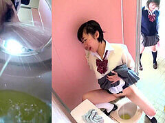Japanese student, japanese piss, young
