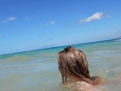 Amateur, Plage, Bikini, Exhib, Nue, De plein air, Pov, Voyeur