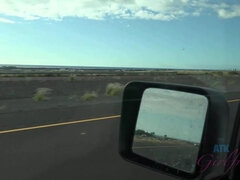 Strand, Bikini, Blondine, Onani, Orgasme, Udendørs, Snugkigger, Våd