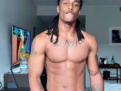 Amateur, Grosse bite, Noire, Noir ébène, Homosexuelle, Masturbation, Solo