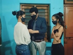 Amateur, Petit ami, Collège université, Couple, Maman, Russe, Étudiant, Plan cul à trois