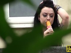 Culo, Pompino, Britannica, Brunetta, Facciale, Hardcore, Hd, Ragazza