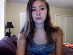 Amatéri, Brunetka, Masturbácia, Sólo, Teenka, Webkamera