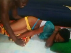 Zenex Fucks Her Best Friend While Cheating On Her Little One - African StepMom Hardcore Sex