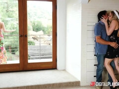 금발의, 오랄섹스, 바람핀, 하드코어, 자연의 가슴, 야외의, 여배우, 면도된