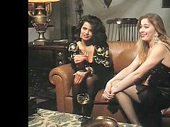 힐, 랑제리, 나일론, 보지, 복고풍의, 스타킹, 빈티지