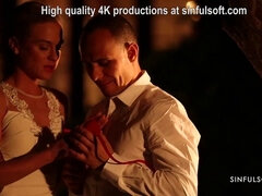 Mamada, Novia, Pareja, Hd, Coño, Flaco, Sexo soft, Boda