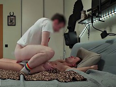 Anal, Couple, Tir de sperme, Homosexuelle, Hard, Lingerie, Chevaucher, Suçant