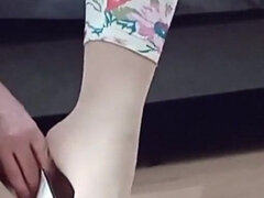 Európai, Fétis, Lábfej fétis, Sarokkal való, Házi készítésű, Lengyel, Valóság, Egyedül