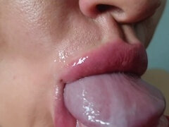 Leie, Blasen, Sperma im mund, Spermaladung, Handjob, Küssen, Monster, Orgasmus