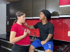 18 jaar, Pijpbeurt, Stel, Indisch, Keuken, Latijnse vrouw, Dwerg, Stiefmoeder