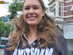 Anal, Brunette, Hæle, Lingerie, Udendørs, Piercing, Offentlig