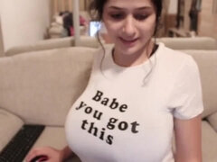 Chica, Tetas grandes, Loco, Erótico, Pequeña, Tetas, Vibrador, Camara web