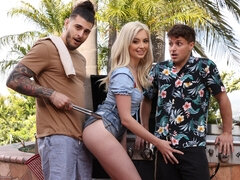 Blond, Man man vrouw, Doordringend, Trio, Tieten likken