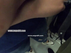 Unknown Gal Rub my Manmeat in Subway