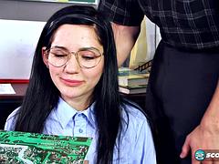 Mamada, Morena, Gafas, Hd, Adolescente