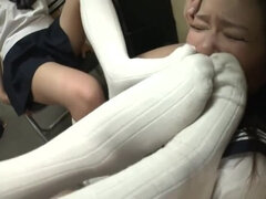 아마추어, 아시안, 흑갈색 머리, 페티쉬, 발 페티쉬, Hd, 일본인, 레즈비언