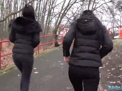 Grande cazzo, Pompino, Cieca, Europea, All'aperto, Ragazza, Stretta, Gemelli